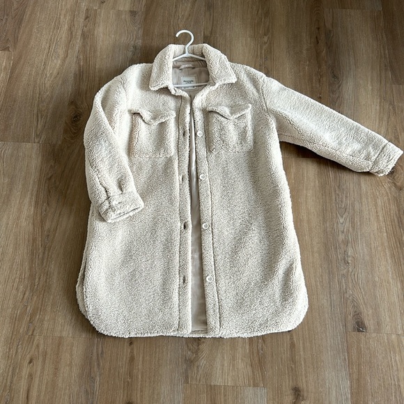 Abercrombie & Fitch teddy winter coat - Picture 1 of 3